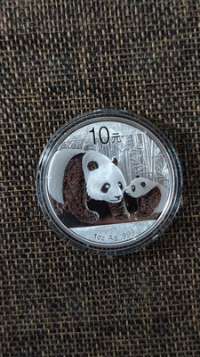 2011 熊貓銀幣  -1盎司熊貓紀念銀幣