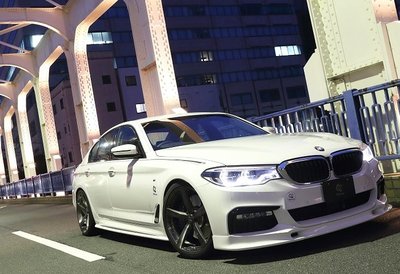 【樂駒】現貨 3D Design BMW G30 G31 M Sport 前下巴 前擾流板 素材 空力 改裝 需烤漆 日本