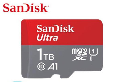 【SanDisk】Ultra microSDXC UHS-I A1 記憶卡 1TB Full HD SDSQUAC