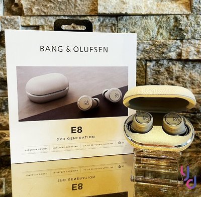 分期免運 贈充電線/耳套組 公司貨 B&O E8 3.0 真無線 藍牙 耳機 無線充電 丹麥 2年保固 皮革材質