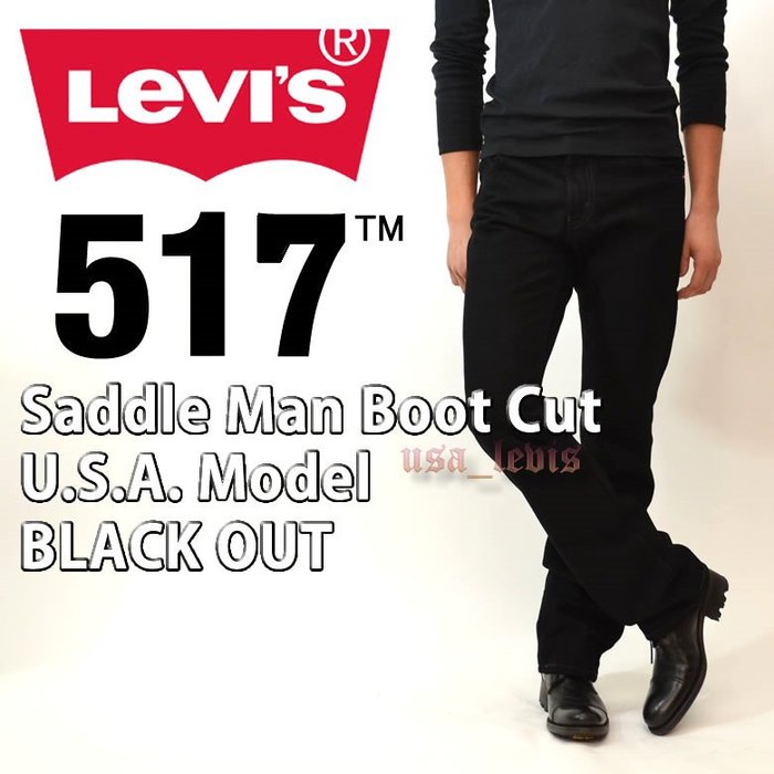 levis 517 black