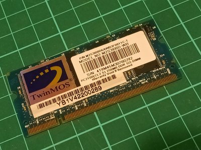 筆記型 Twinmos DDR256mb記憶體