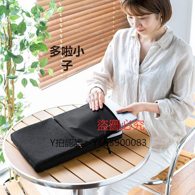 內膽包 日本SANWA時尚雙拼設計內外兩用手提筆記本電腦包內膽包13.3寸適用于華為聯想拯救者14寸戴爾華碩蘋果16寸