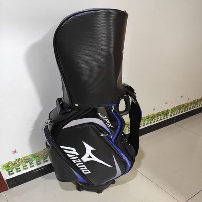 【滿額免運】美津濃高爾夫球包 男 輕便高爾夫裝備包JPX球袋職業黑白PU球桿包