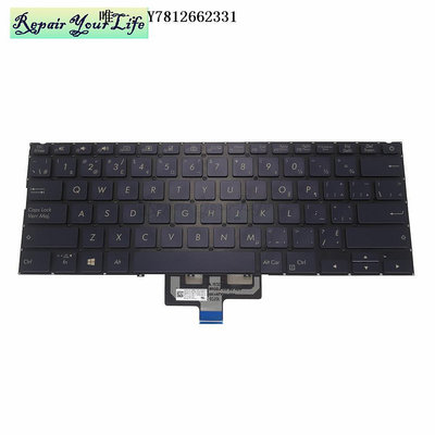 電腦零件Asus Zenbook UX433 UX433F/FN 靈耀Deluxe13背光鍵盤CF CS GK KR筆電