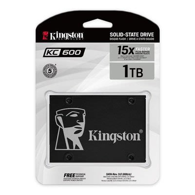 Kingston 金士頓 KC600 1TB SSD 2.5吋固態硬碟