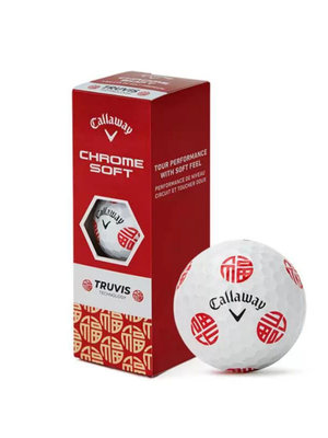 Callaway卡拉威高爾夫球二層三層四層球三軌球福字球團購印logo