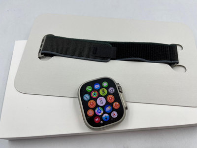 §上進心集團§外觀漂亮 保固2024/11 盒裝 蘋果Apple Watch Ultra2 49mm LTE 鈦金屬 越野錶環 14