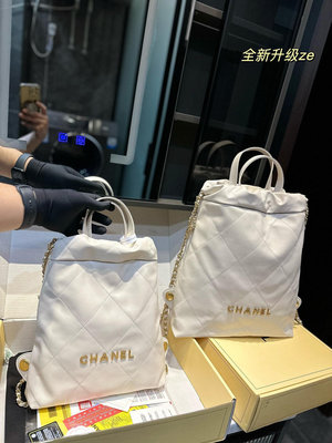 【二手】 250禮盒包裝） Chanel 22bag垃圾袋|最貴的 “垃圾袋”。