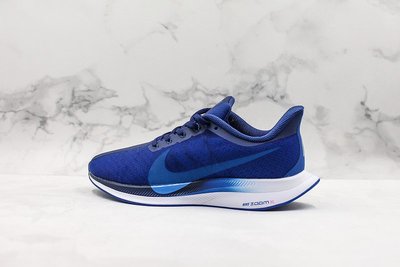 Nike Zoom Pegasus 35 Turbo 深藍白 經典 休閒運動慢跑鞋 AJ4114-400 男鞋