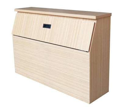 【生活家傢俱】TS-35CTS：白橡色3.5尺單人床頭箱【台中家具】收納櫃 被櫥頭 套房家具 防蛀木心板 台灣製造