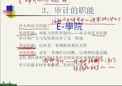 【商-041】審計學   教學影片/ 30 講, 上海交大 / 衝評價, 328 元!