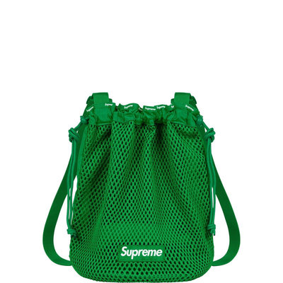 SUPREME MESH SMALL BACKPACK 綠色 網狀 束口袋  揹包 後背包 背袋