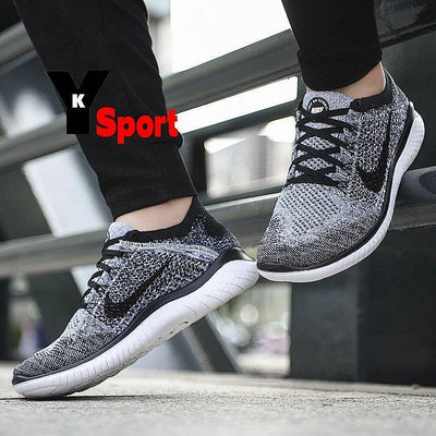 男鞋nike Free RN Flyknit飛線赤足透氣網面輕便跑步鞋942838