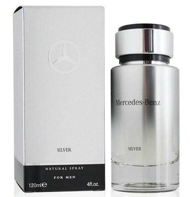 Mercedes Benz SILVER 銀輝幻羽男性淡香水/1瓶/120ml-新品正貨