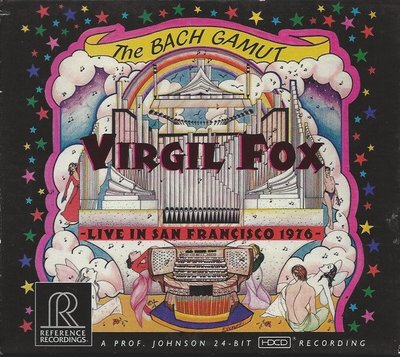 RR –  VIRGIL FOX - THE BACH GAMUT CD 維吉爾福克斯 - 巴哈管風琴