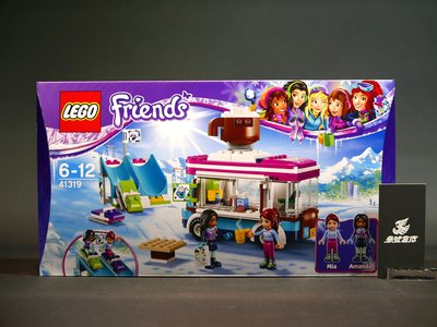 (參號倉庫) 現貨 LEGO 樂高 2017年 新品 Friends 41319 滑雪渡假村 巧克力餐車 好朋友系列