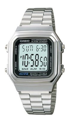 【萬錶行】CASIO 極簡造型 十年電力電子錶 A178WA-1