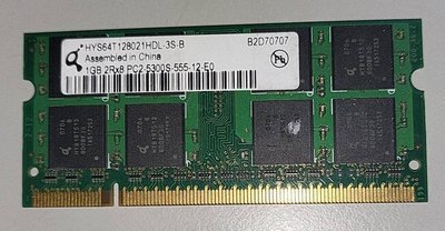 1GB 2RX8 PC2-5300S 記憶體