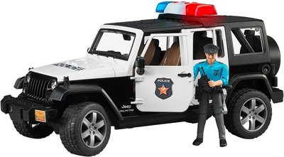 八田元氣小棧: 日版全新 德國【bruder】JEEP 警車  BR02526 含人偶