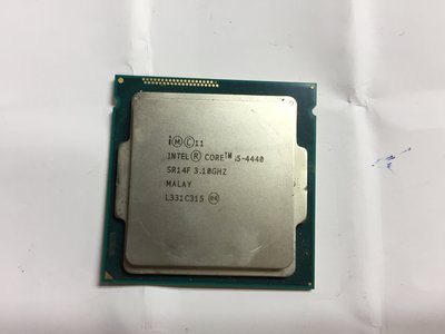 電腦雜貨店→Intel Core i5-4440 1150腳位 四核心CPU 3.1G 二手良品 $340
