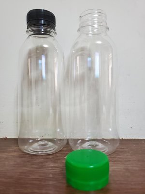 PET 塑膠瓶   500cc 附安全瓶蓋(綠色48個) （黑色35個）寶特瓶/飲料瓶/果汁瓶/冷泡茶 (高雄市可面交)