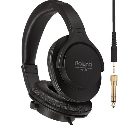 【三木樂器】全新 原廠公司貨 ROLAND RH-5 RH5 耳罩式耳機 專業級監聽耳機 電子鼓耳機 電鋼琴耳機