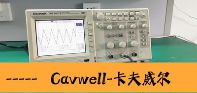 Cavwell-二手泰克示波器100M 數字示波器1G採樣TDS1012 TDS1012B 保兩年-可開統編
