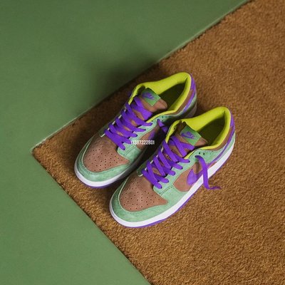 Nike DUNK Low SP＂Veneer＂醜小鴨 棕綠 復古 低幫滑板鞋 男女DA1469-200