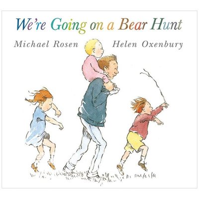 中譯圖書→We're Going on a Bear Hunt 繪本大師 Michael Rosen 我們去獵熊