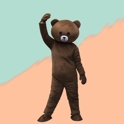 艾蜜莉戲劇表演服*布朗熊人偶服裝/購買價$2800元/出租價$800元
