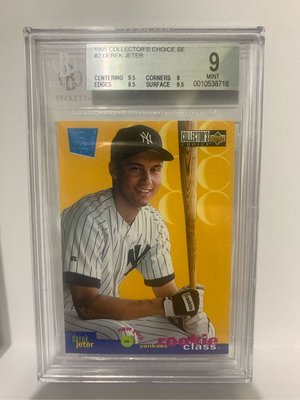 Derek Jeter 1996 LEAF DONRUSS GOLD LEAF ROOKIE #211 NEW YORK YANKEES!