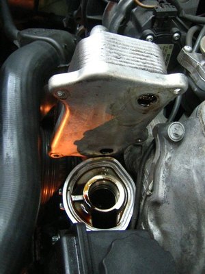 歐日汽車《 M112 V6 M113 V8引擎機油芯座及冷卻器 漏油處理》W202 W211 W220 W209