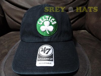 [SREY帽屋]預購＊47 Brand CLEAN UP NBA 波士頓塞爾提克 幸運草 經典圖案 純正 棒球帽 老帽