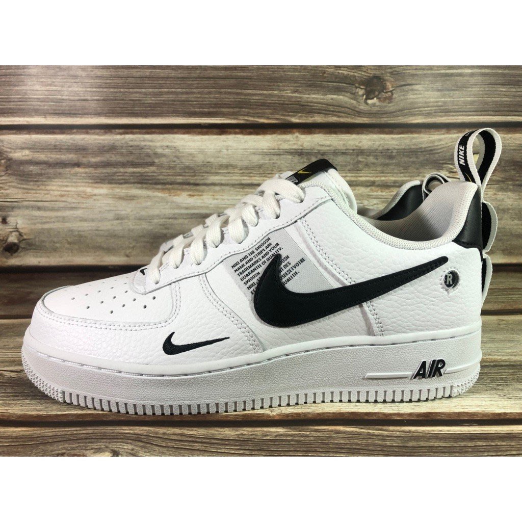 正品Nike Air Force 1 07 LV8 Utility 全白黑勾文字AJ7747-100 | Yahoo