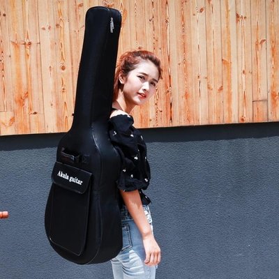 加厚吉他包41寸雙肩包民謠吉它背包38寸男女生韓版個性琴袋個性XDY超夯 正品 活動 優惠