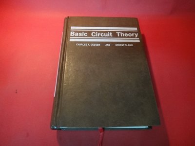 【愛悅二手書坊 23-40】Basic Circuit Theory
