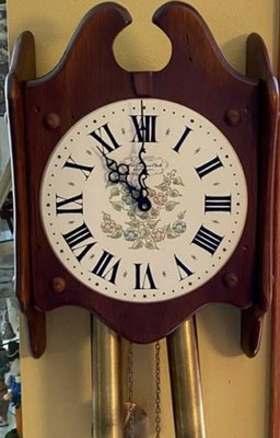 【機械鐘行家】 古董鐘 座鐘 老鐘 發條鐘 擺鐘 咕咕鐘 德國機心 叮噹鐘聲(1年保固)新英格蘭古典掛鐘