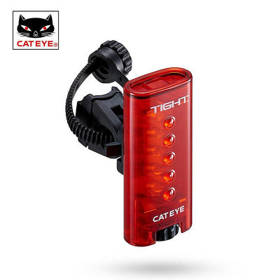 極致優品 CATEYE貓眼TL-LD180可更換電池山地自行車騎行LED尾燈警示燈裝備 QX573