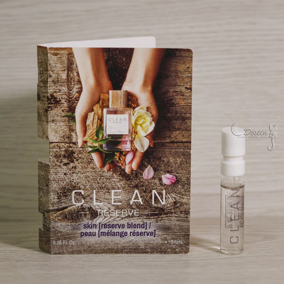 Clean Reserve 潔淨肌膚 Skin Peau (新版) 中性 淡香精 1.5mL 可噴式 試管香水 全新