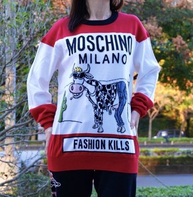 MOSCHINO Fashion Kills jumper 潮洋裝