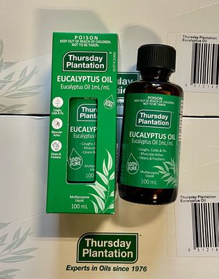 澳洲Thursday Plantation Eucalyptus Oil星期四農莊 100%尤加利精油