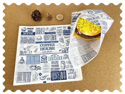 L袋/漢堡袋🍀新品上市🌼20cm限量日本白牛33g淋膜袋💎紙光滑柔軟好折💗500入/包🍰超商最多可寄2包
