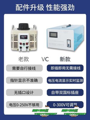 【熱賣精選】變壓器單相調壓器220v家用交流接觸式0-300v可調電源調壓變壓器隔離STG