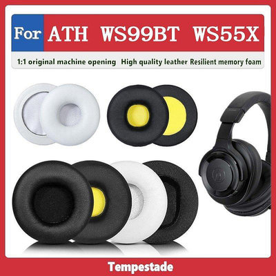 適用於 ATH WS99BT WS55X 耳罩 耳機罩 耳機罩 頭戴式耳as【飛女洋裝】