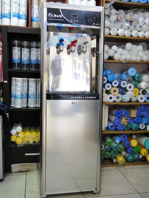 BQ-583G立地式不銹鋼冰溫熱飲水機（內置五道RO純水機)溫水及冰水皆煮沸;三溫飲水機;北區含安裝