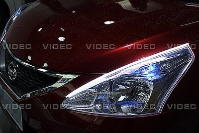 威德汽車 HID 裕隆 NISSAN BIG TIIDA 雙色 LED 純正 WRC 高亮度 導光條 完全防水