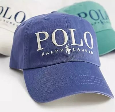 Polo Ralph Lauren 小馬 棒球帽 老帽 藍色