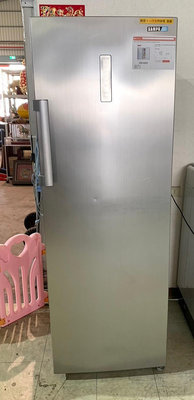 鑫高雄駿喨二手貨家具--SAMPO 聲寶 242L SRF-250F  直立式無霜冷凍櫃 直立式 冷凍櫃 單門冰櫃