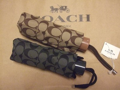 Coach  logo  折疊 傘　